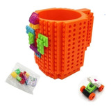 Tazon Taza Mug Taza Lego Grande Naranja