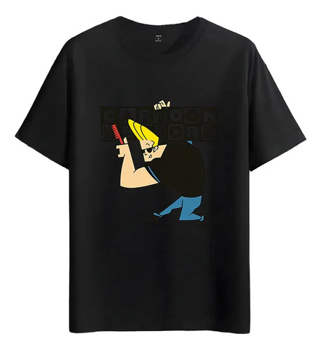Tshirt Muscle Freaks Johnny Bravo Estilo Cartoon Network Fan