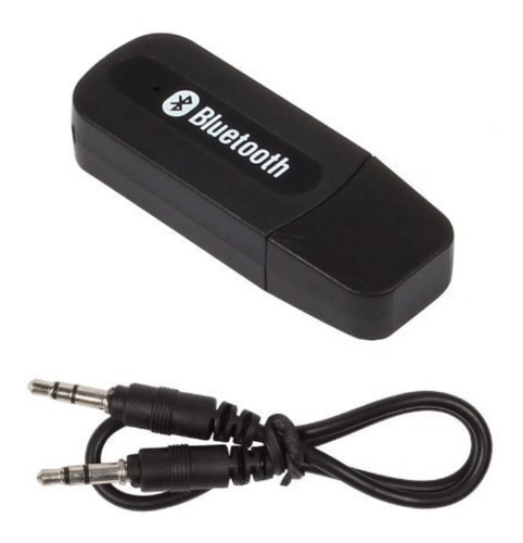 Adaptador Usb Bluetooth Receptor De Música C/ Cabo Auxiliar