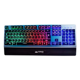 Teclado Gamer Knup Com Apoio De Punho E Retroiluminação Led