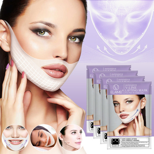 Mascarilla Facial Reafirmante Y Reafirmante En V, Hidratante