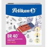 Borrador Para Tinta Y Lapiz Br-40 Pelikan X10 Unidades