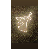 Luminoso Led Neon Decoração Anjo Natalino