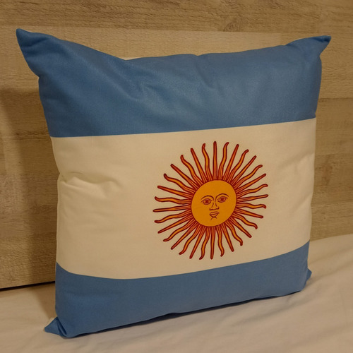 Cojín De La Bandera De Argentina 45 X 45 Cm Extra Suave