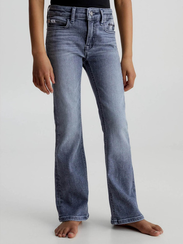 Jeans Bootcut Azul Calvin Klein De Niña