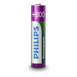 Philips Pila Recargable Ni-mh Ready Aaa 800mah  Blister 2 Pc