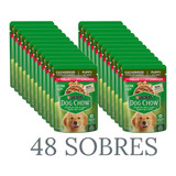 48 Sobres Dog Chow Cachorro Sabor Pollo De 100gr C/u