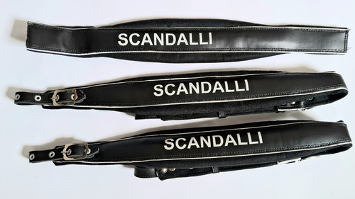 Kit Scandalli Todeschini Correias Alças P/ Acordeon Sanfona 