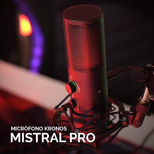 Kit Micrófono Condensador Mistral Pro - Usb, Brazo, Antipop