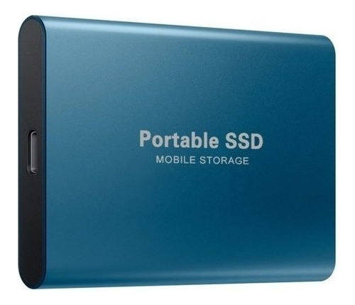 Disco Duro Externo 1 Tb Ssd Portátil Usb 3.1 Tipo C Azul