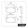 Jgo De Pastillas De Freno Cobreq Para Peugeot 205 1.9 Gti Au Peugeot 205