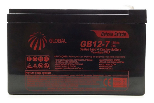 Bateria De Nobreak Ragtech 600va Save Std-ti 4120 (12v 7ah)