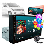 Central Multimídia Usb Bt Mp5 Player 7 Pol 1 Din Fiat Mobi