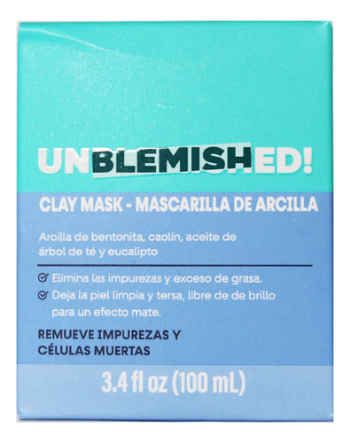 Unblemished Mascarilla Clay Mask Unblemished 100ml