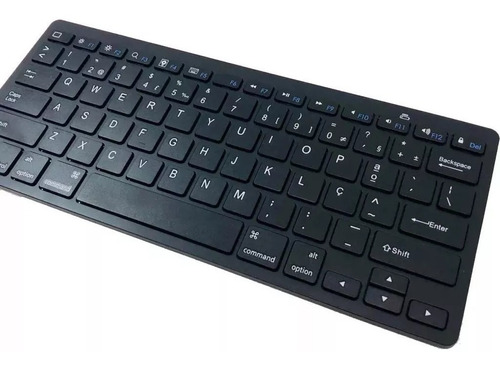 Teclado Bluetooth Sem Fio Slim Pc Notebook Tablet iPad Mac