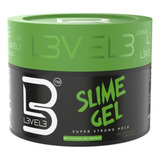 Level 3 Slime Gel Brillo Con Fijacion Alta Barberias 250ml