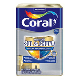 Tinta Acrílica Impermeabilizante Branco Fosco Coral 18l