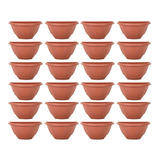 24 Vasos Parede Para Plantas Terracota Decorativo Meia Lua