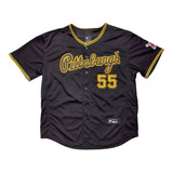 Camiseta Casaca Baseball Mlb Pittsburgh Pirates 55 Bell