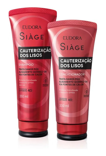 Ki Siàge Cauterização Dos Lisos: Shampoo + Condicionador