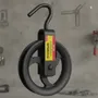 Roldana Fundición Albañil Ø 140mm Con Gancho Reforzada | Envío gratis
