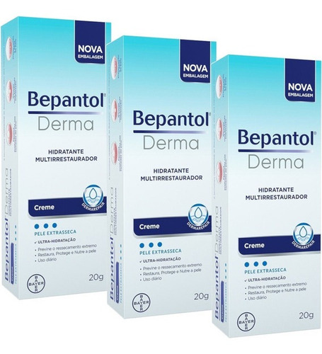 Bepantol Derma Kit Com 3 Multirrestaurador - 20g Cada