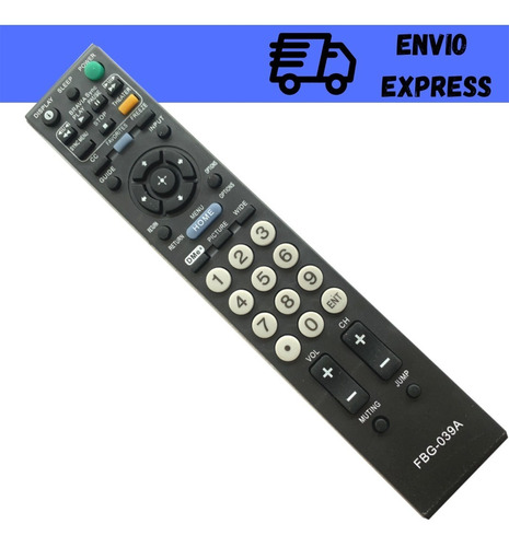 Controle Remoto Compatível Com Tv Sony Bravia Lcd 039a