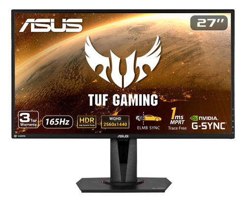 Asus - Monitor Gaming Vg27aq Tuf Gaming De 27 Pulgadas, 2k,.