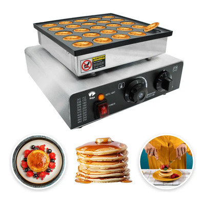 Maquina Industrial 25 Mini Hot Cakes, Cupcakes, Panqueques Y Muffins Control De Temperatura Y Temporizador | Envío gratis
