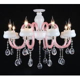 Lampara Candil Cristal Candelabro D'gala Hq9061 8 Luces
