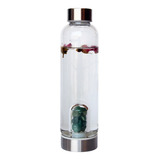 Botella De Agua Termo Con Cuarzo Granate