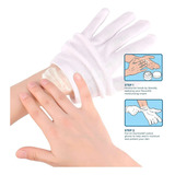 Dermrelief - Guantes De Algodón Para Belleza, Manos Secas, E