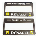 Par Portaplacas Númerico Genérico Renault Sport