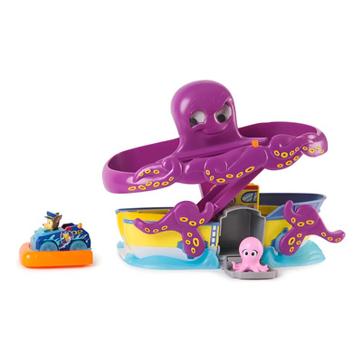 Paw Patrol, Pup Squad Octopus Rescue, Set De Juego Con Coche De Chase De 6,3 Cm Y Figura De Pulpo Bebé, Juguetes De Imitación Para Niños Y Niñas A Partir De 3 Años | Envío gratis