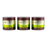Rocco® Kit Crema Macadamia Capilar X3 Oil 500ml