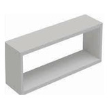  Nicho Cubo Grande  150x25x35 Branco Sala Livros 