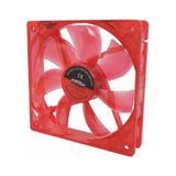 Cooler Fan Led Vermelho 14cm 140x25 140mm 2 Plugs Dx-14t