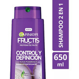 Shampoo 2 En 1 Garnier Fructis Control Y Definición 650ml