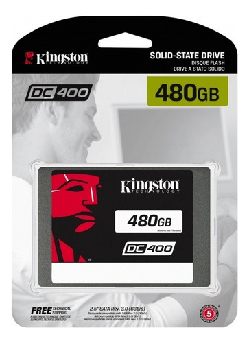 Disco Sólido Interno Kingston Sedc400s37/480g 480gb