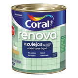 Tinta Renova Azulejos Epoxi Coral Brilhante 900ml Branco