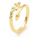 Anillos Midi Ring Ajustable Baño Oro 18k Mujer Dama