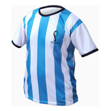 Camiseta Futbol Argentina Qatar Niño