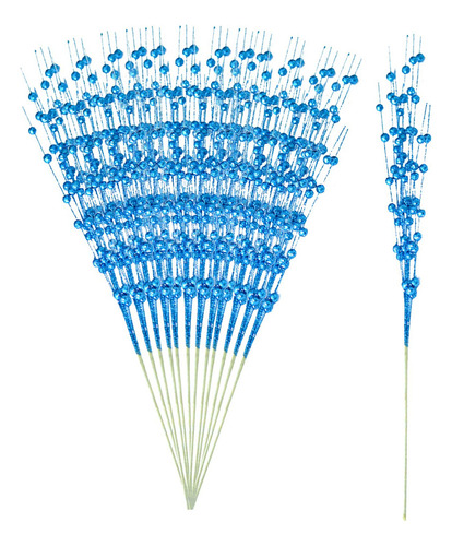 Paquete De 12 Piezas De Bolas De Pólvora Doradas Para Navida