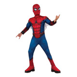 Disfraz De Spiderman Talla Medium 8-10 Para Niño,