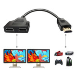 Cable Adaptador Divisor Hdmi: Divisor Hdmi 1 En 2 Salidas Hd