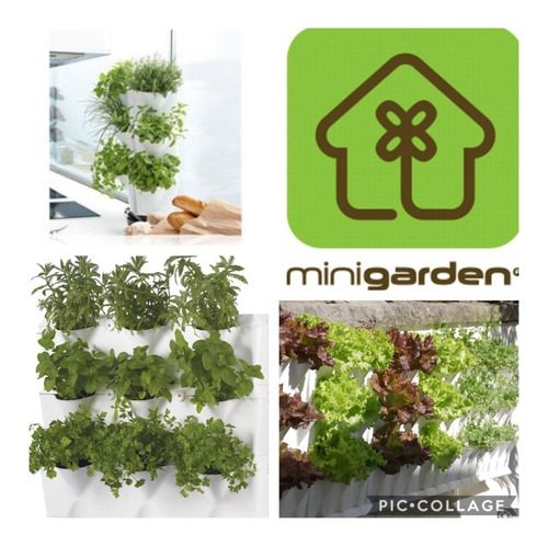 Set Minigarden Vertical Para Muro Vegetal-huerta Vertical Vr