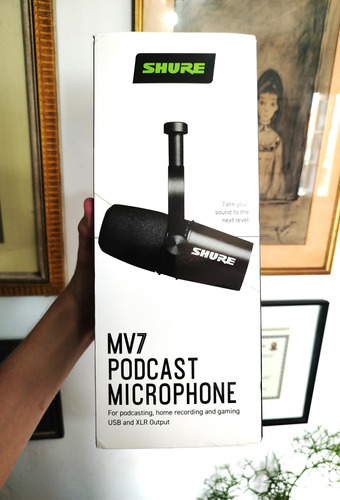 Microfone Shure Mv7 Dinâmico  