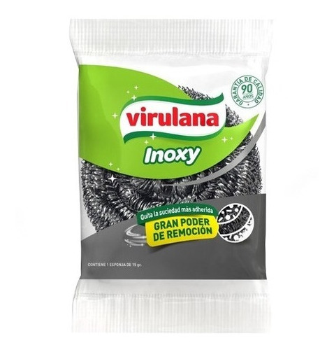 Esponja Virulana De Acero Inoxy (bulto X 100)