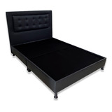 Base Cama Con Espaldar Semidoble 120x190