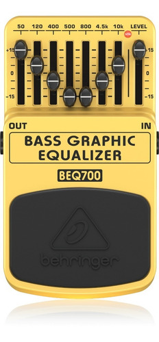 Pedal Ecualizador Gráfico Behringer Beq700 7 Bandas Bajo 